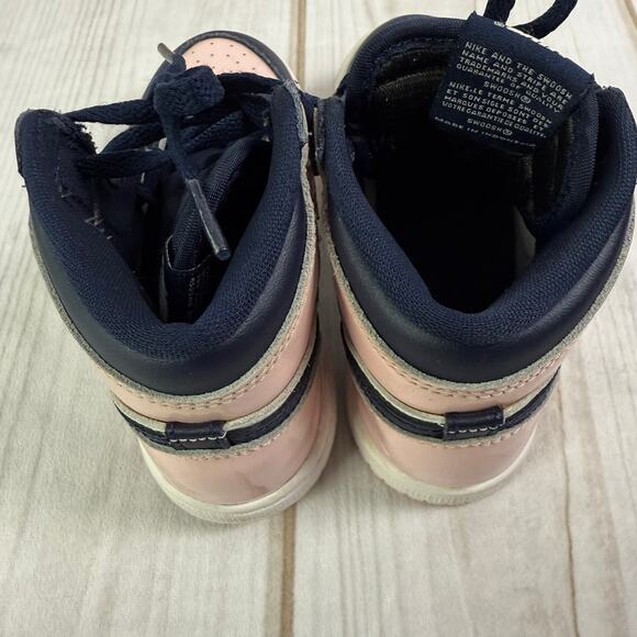 nike air jordan retro 1 high OG bubblegum/atmosphere kids sneakers‎ 10C - Picture 6 of 7